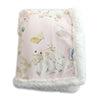 Sleeping Bunny Reversible Fleece Cuddle Blanket