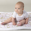 Sleeping Bunny Reversible Fleece Cuddle Blanket
