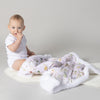 Sleeping Bunny Reversible Fleece Cuddle Blanket