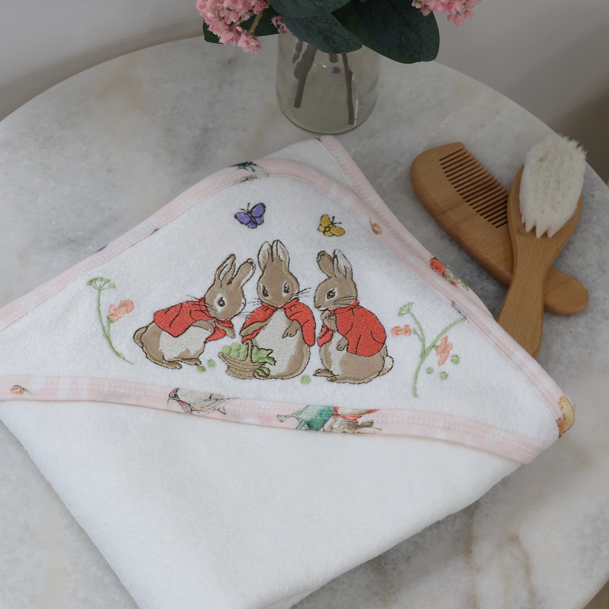 Flopsy Mopsy & Cottontail Hooded Towel