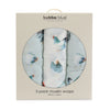 Little Rooster 3pk Muslin Wraps