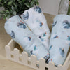 Little Rooster 3pk Muslin Wraps