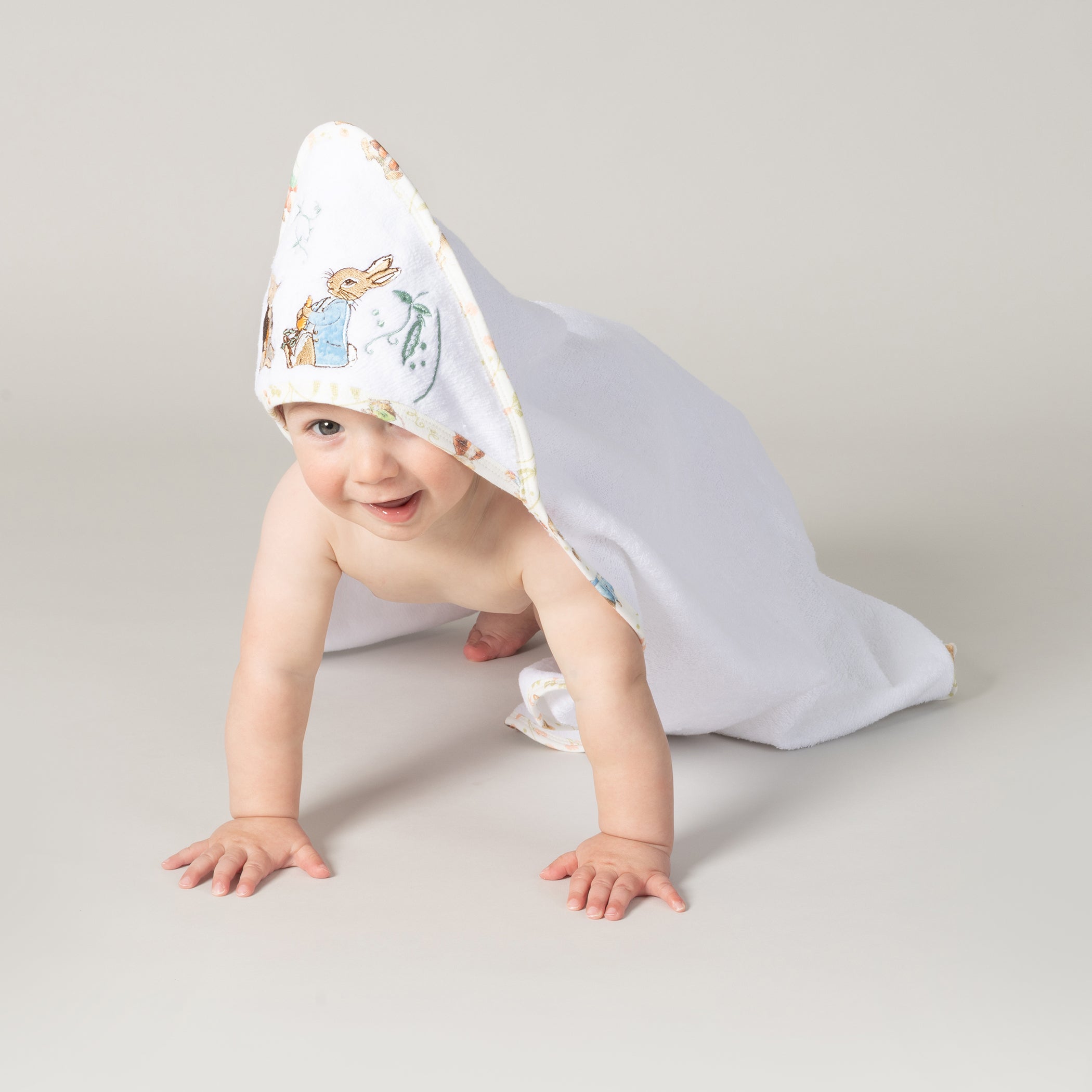 Peter Rabbit & Benjamin Bunny Hooded Towel