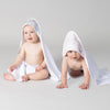 Provincial 2pk Hooded Towel - Blush/Grey