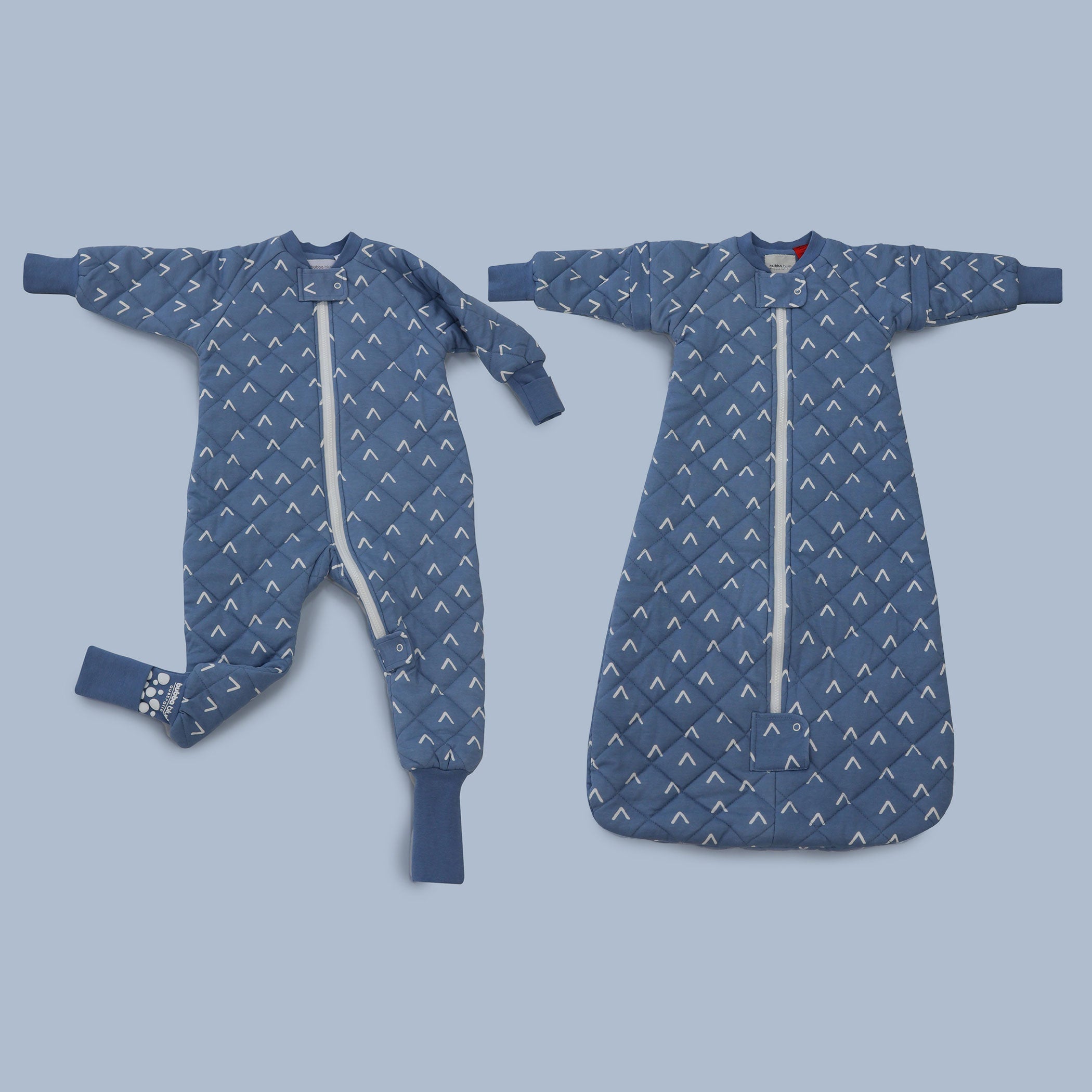 Nordic 2.5 TOG Sleep Suit & 3.5 TOG Convertible Sleep Bag Bundle - Denim