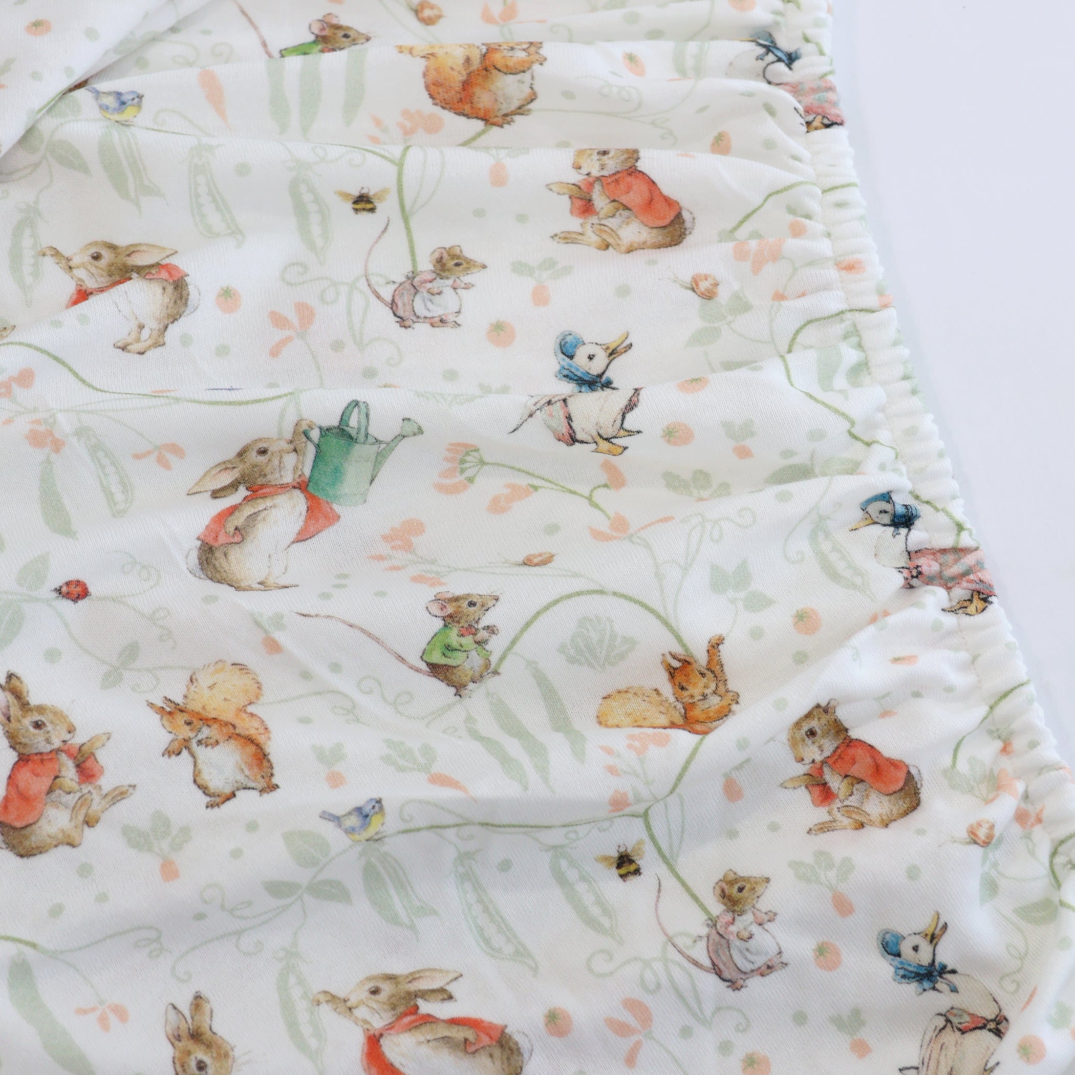 Flopsy Mopsy & Cottontail Co Sleeper/Bedside Sleeper Fitted Sheet