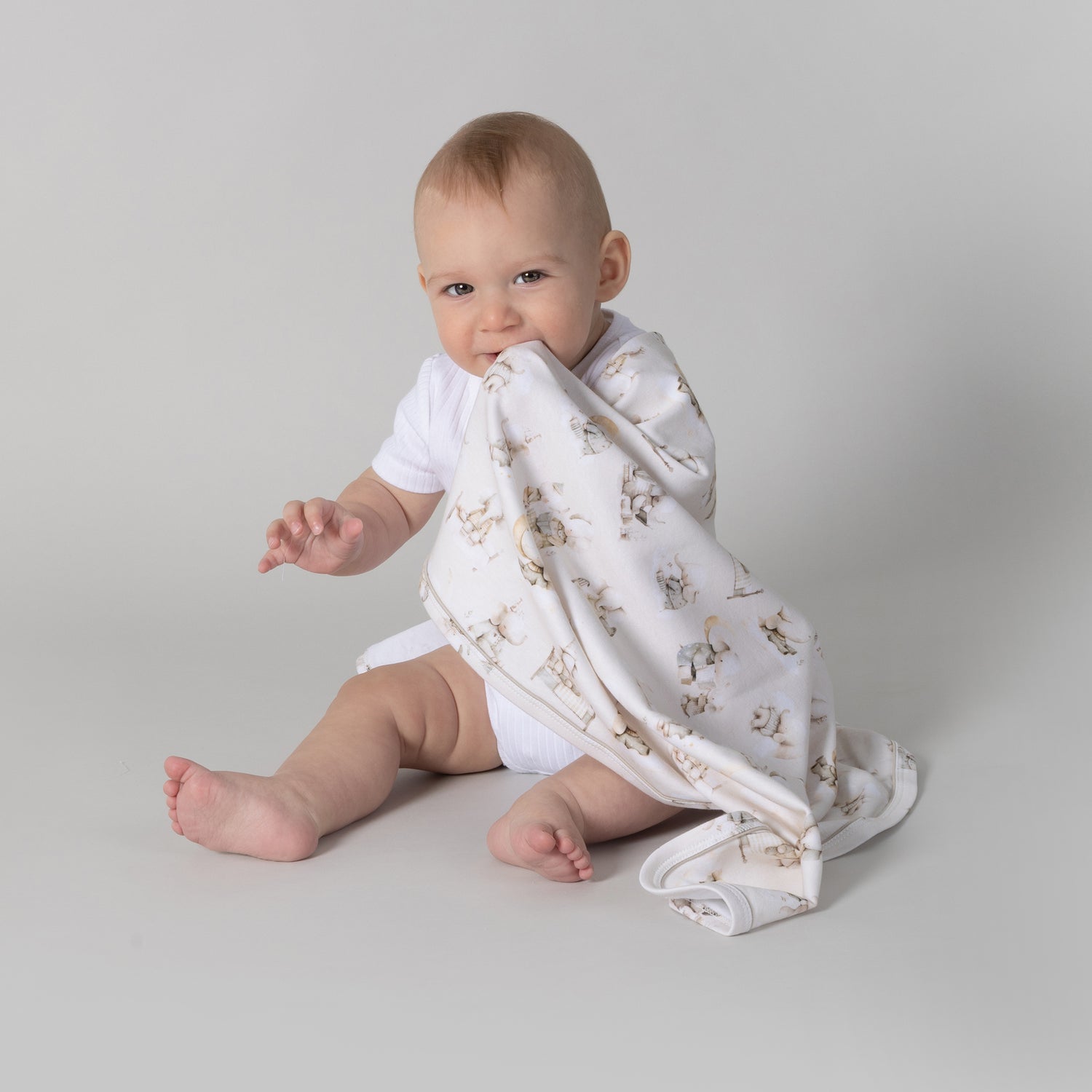 Elephant Bedtime 2pk Jersey Wraps