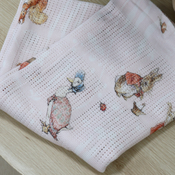 Flopsy Mopsy & Cottontail Cellular Blanket
