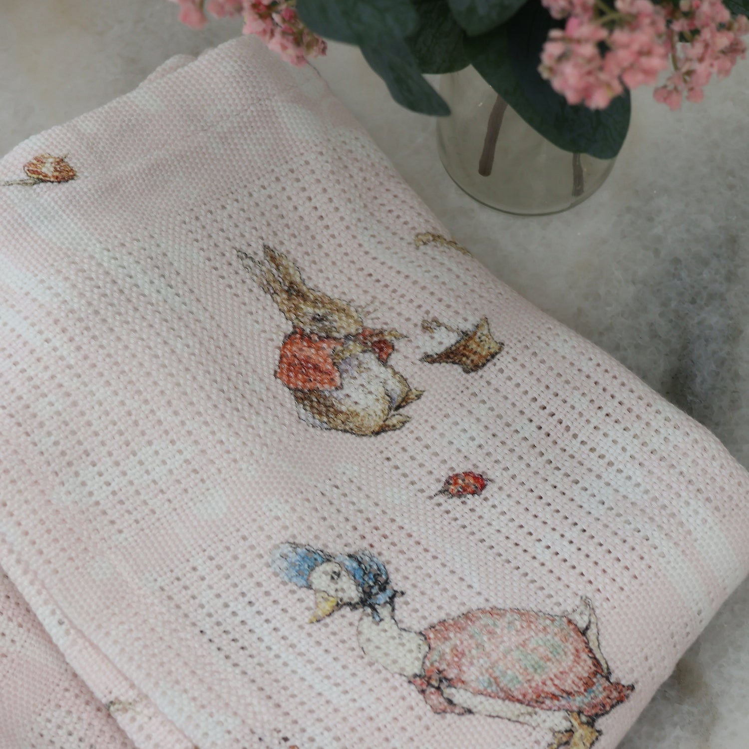 Flopsy Mopsy & Cottontail Cellular Blanket