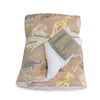 Jungle Bamboo Reversible Cuddle Blanket