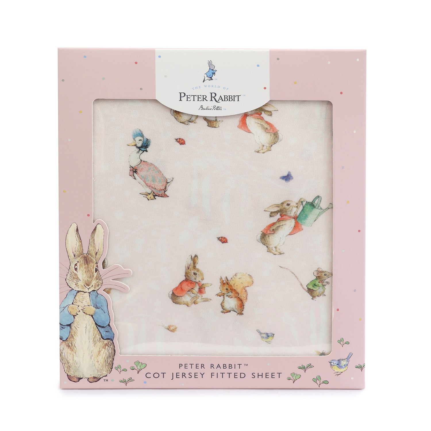 Flopsy Mopsy & Cottontail Cot Fitted Sheet