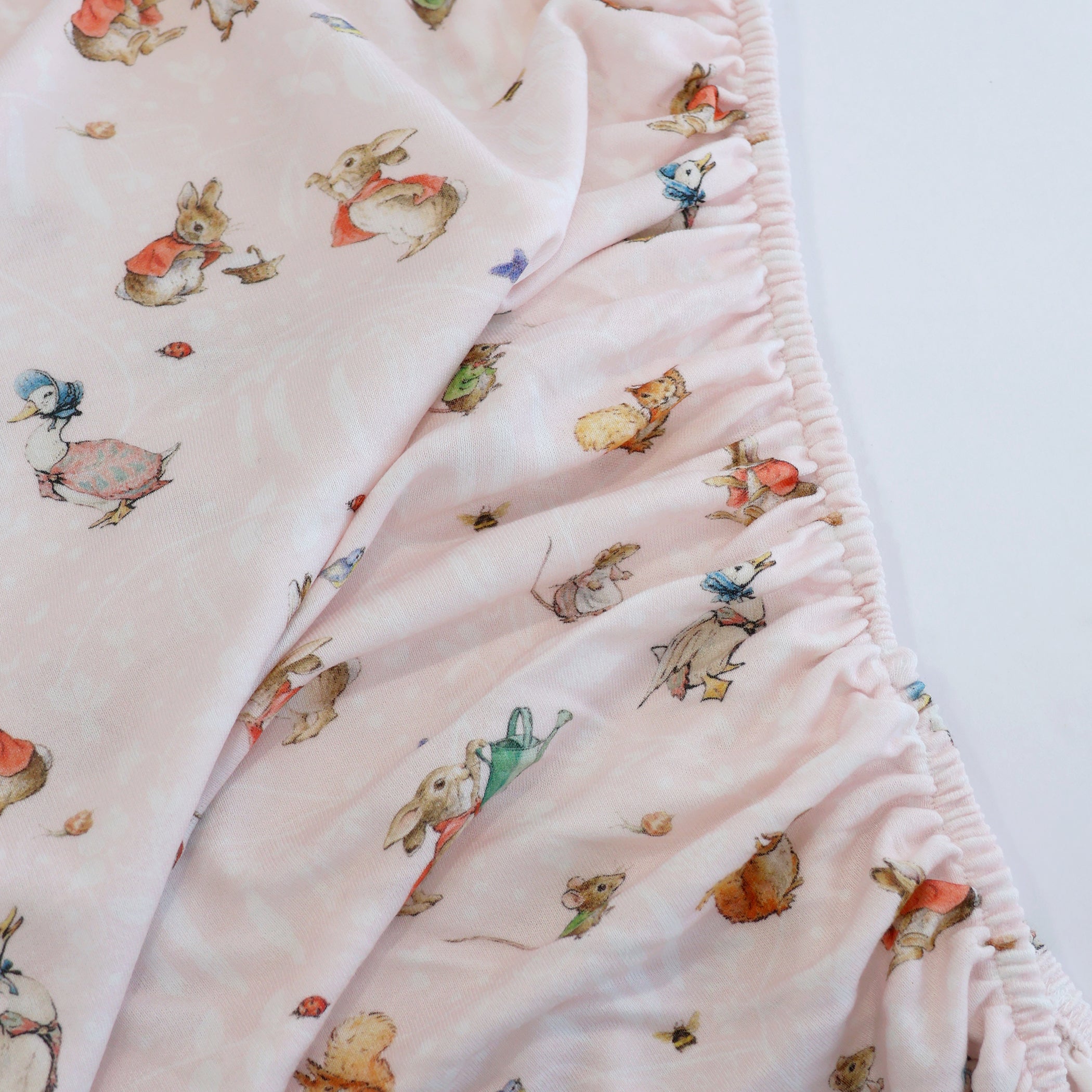 Flopsy Mopsy & Cottontail Cot Fitted Sheet