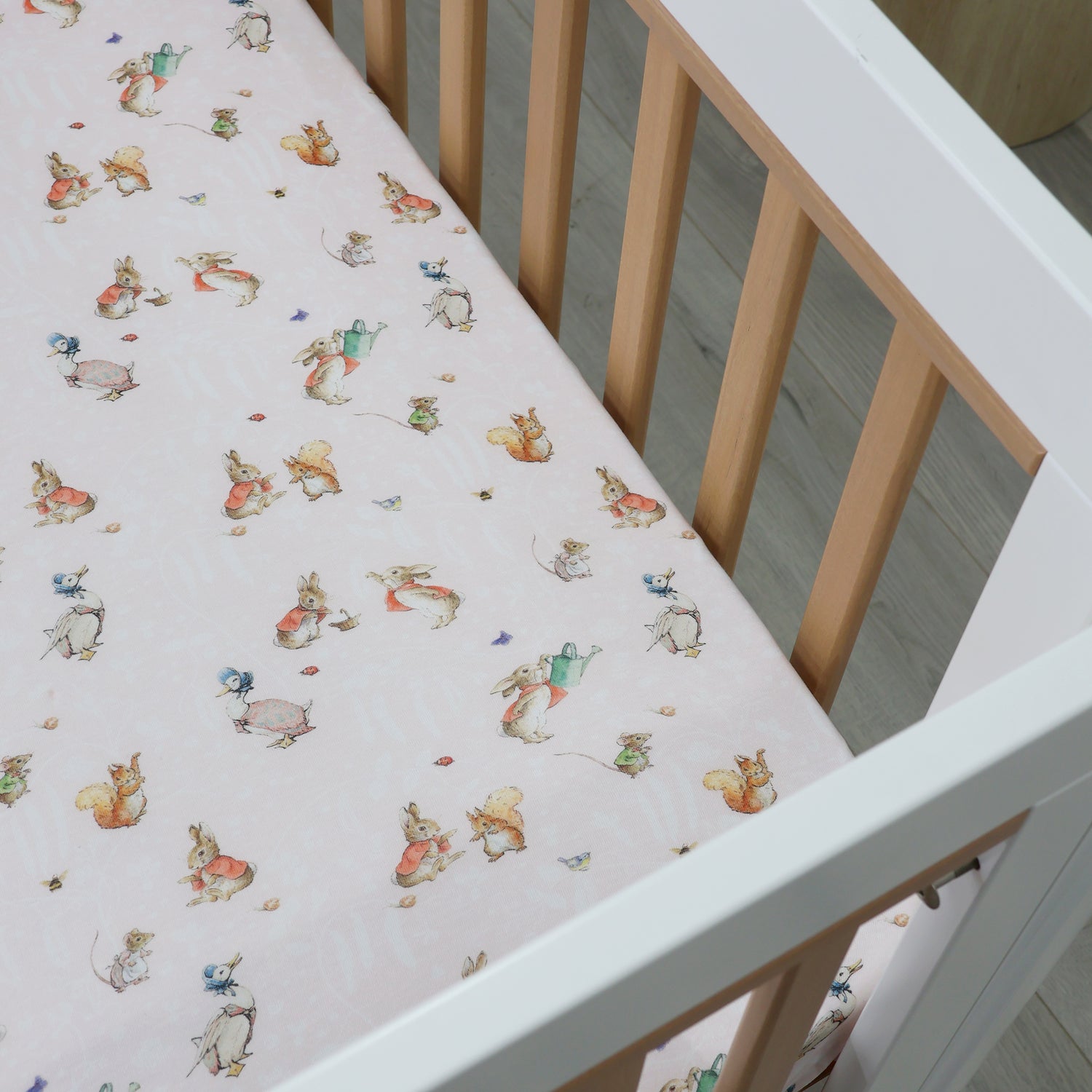 Flopsy Mopsy & Cottontail Cot Fitted Sheet
