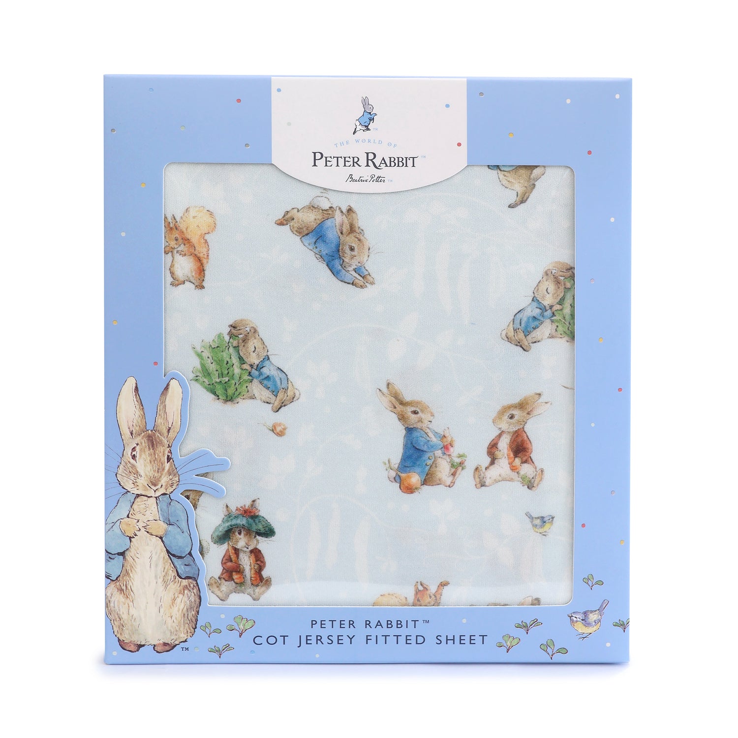 Peter Rabbit & Benjamin Bunny Cot Fitted Sheet