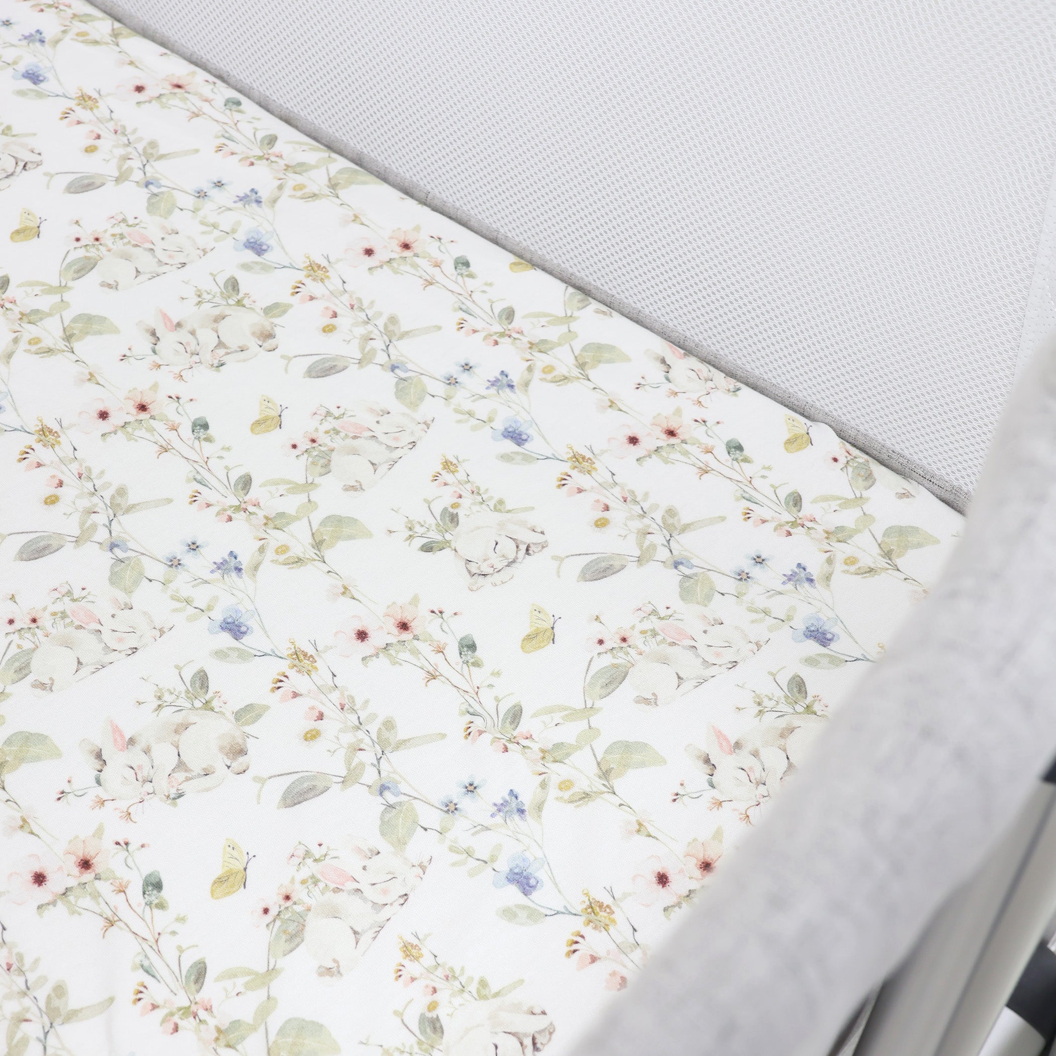 Sleeping Bunny Jersey Co Sleeper/Bedside Sleeper Fitted Sheet