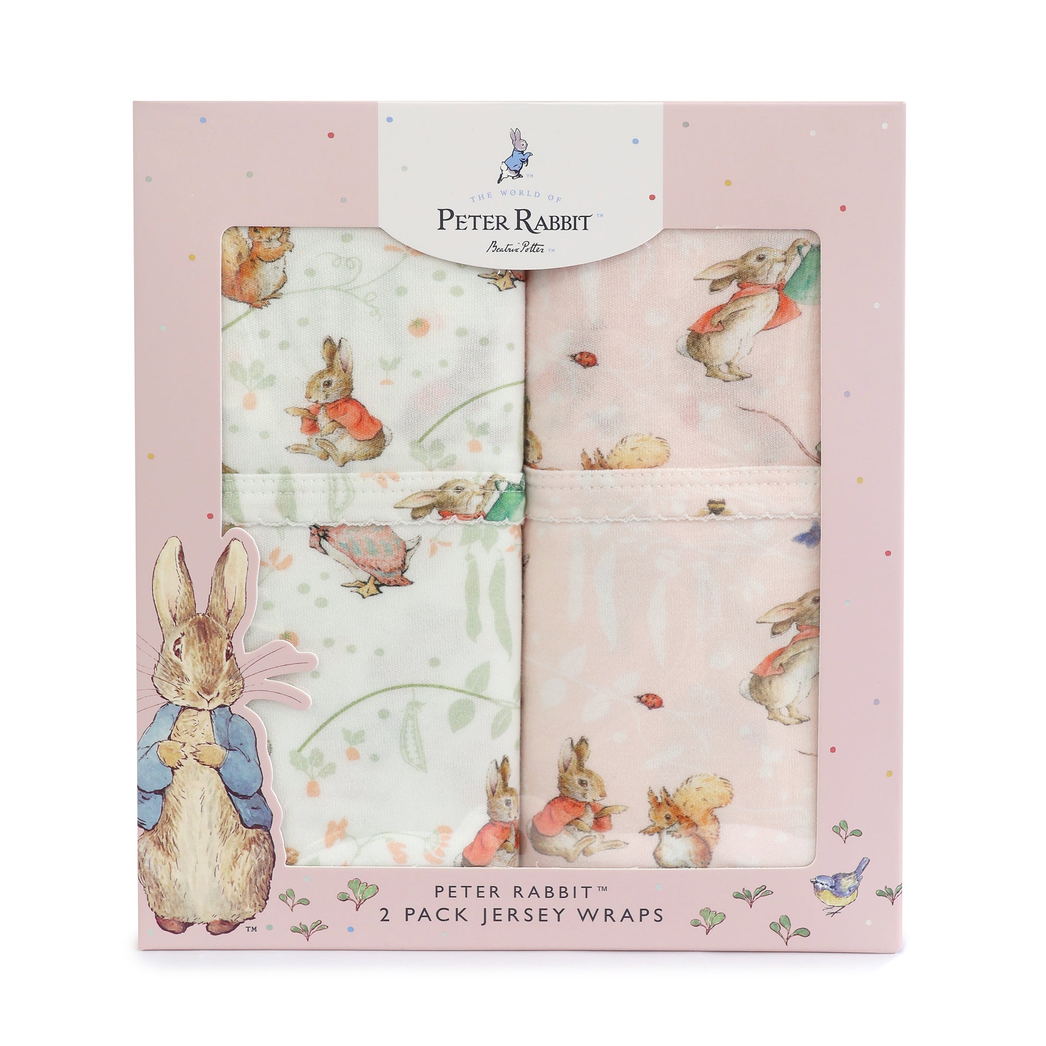 Flopsy Mopsy & Cottontail 2pk Jersey Wraps