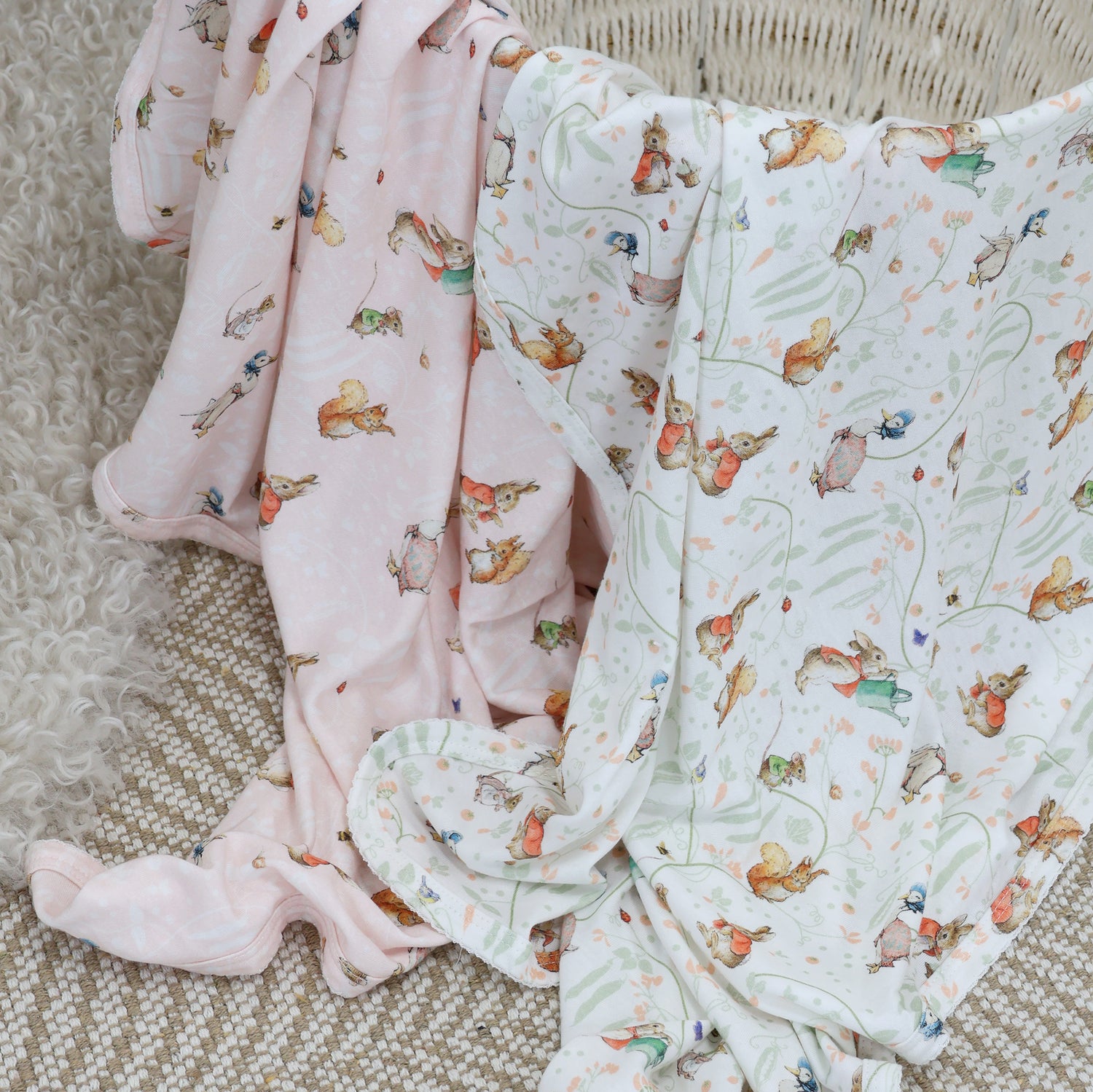 Flopsy Mopsy & Cottontail 2pk Jersey Wraps