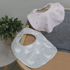 Provincial 2pk Dribble Bibs Blush/Grey