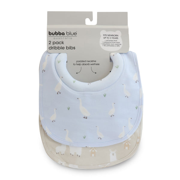 Provincial 2pk Dribble Bibs Sky/Almond