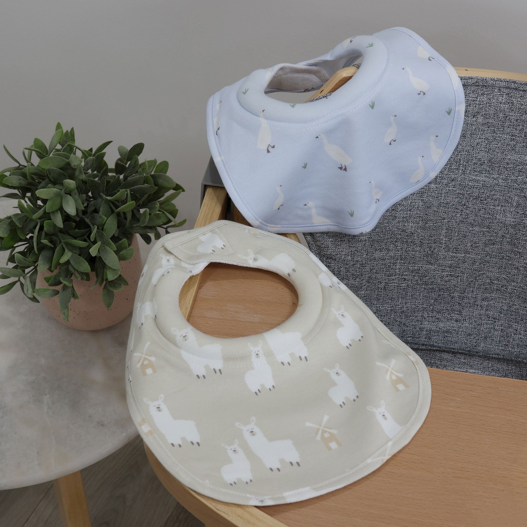 Provincial 2pk Dribble Bibs Sky/Almond