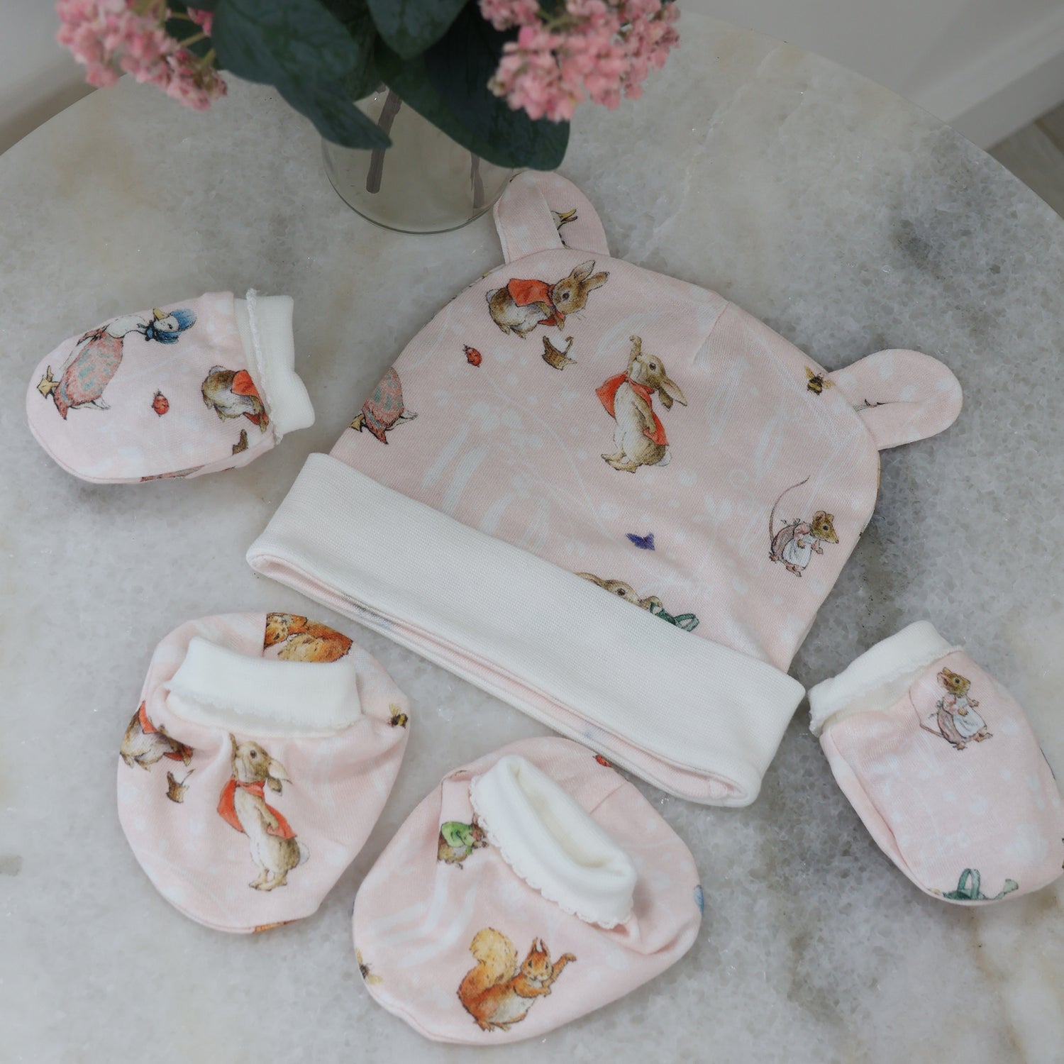 Flopsy Mopsy & Cottontail 3pcs Layette Set