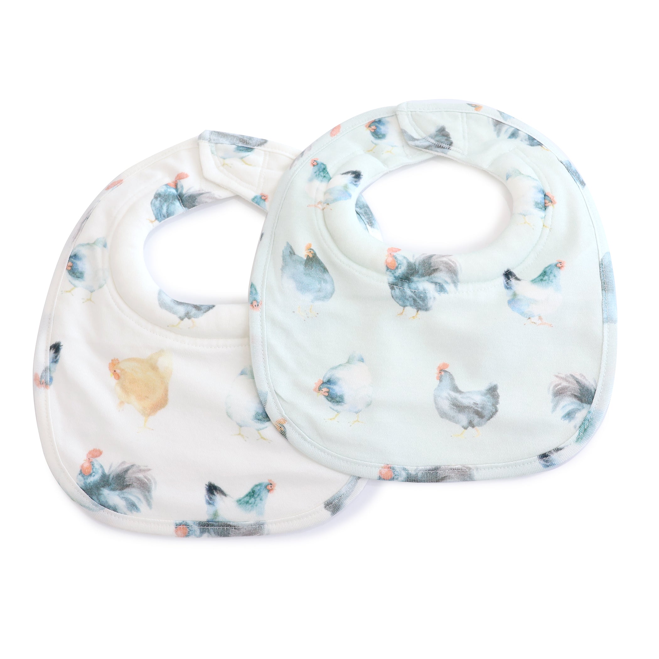 Little Rooster 2pk Dribble Bibs