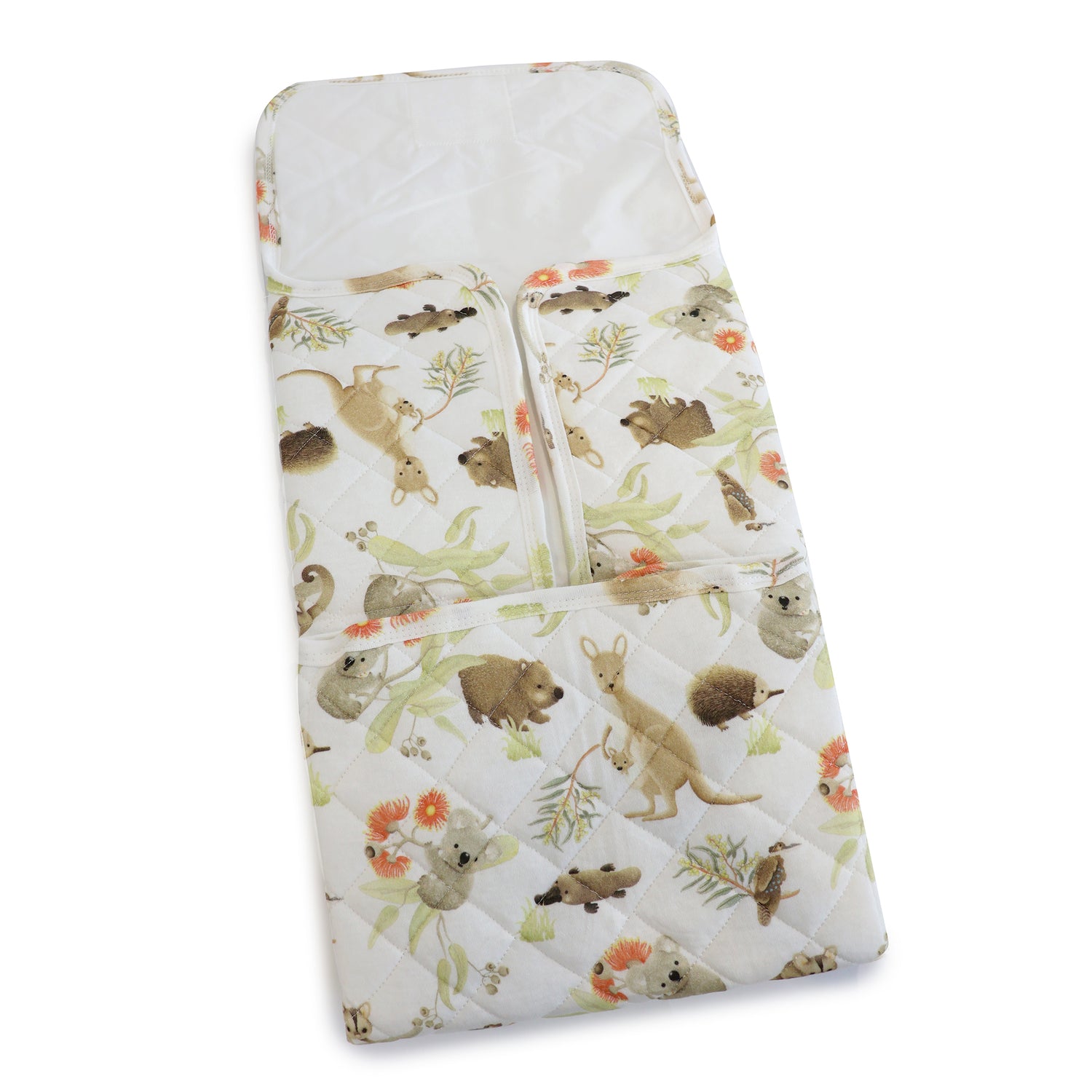 Aussie Animals Travel Change Mat Plus FREE Jungle Face Washers