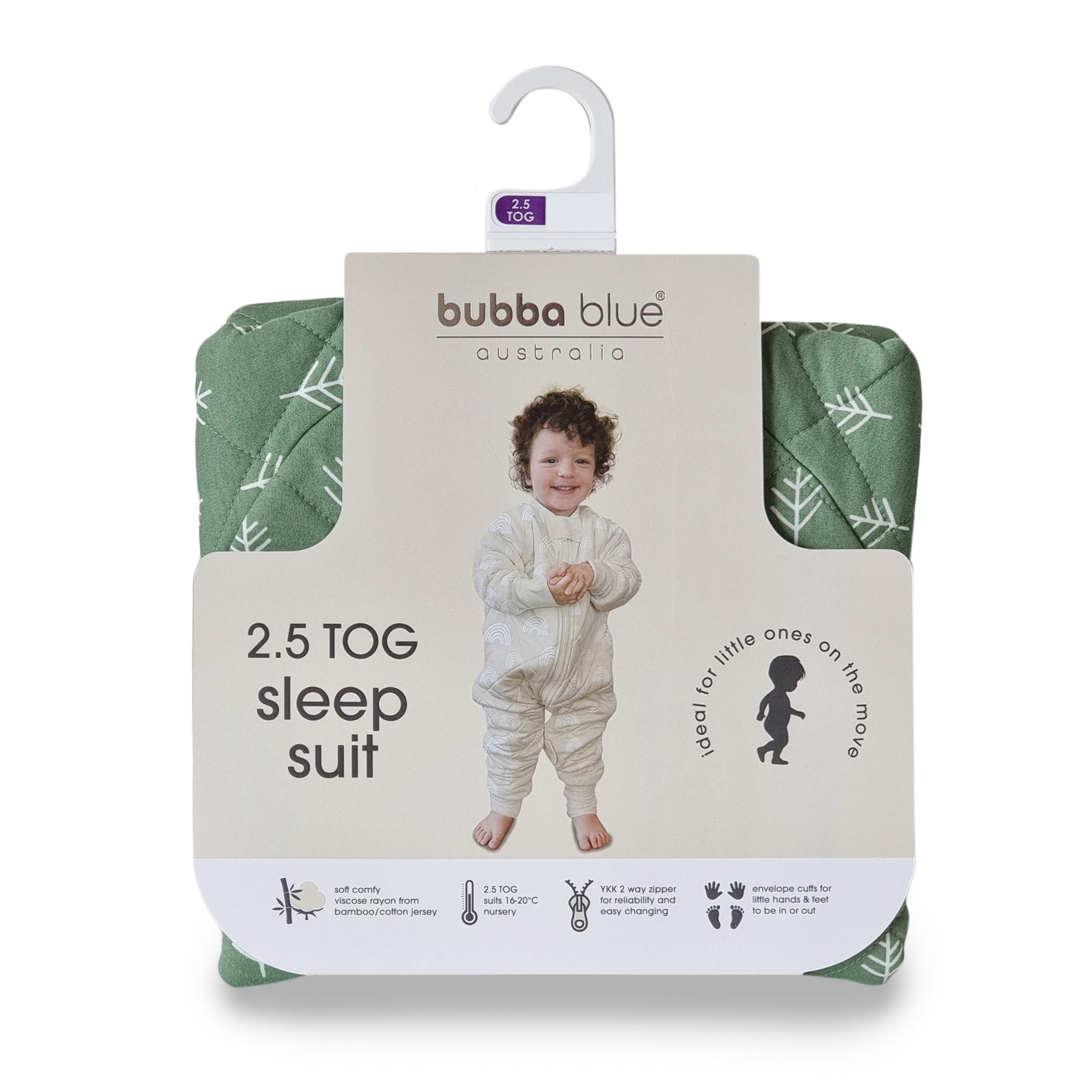 Nordic 2.5 TOG Sleep Suit & 3.5 TOG Convertible Sleep Bag Bundle - Forest