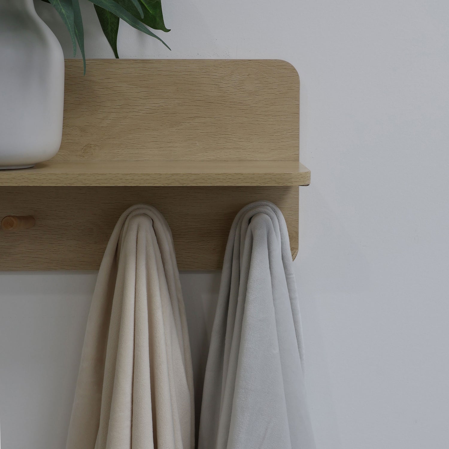 Nordic 2PK Stretchy Velour Cuddle Blankets - Grey/Sand