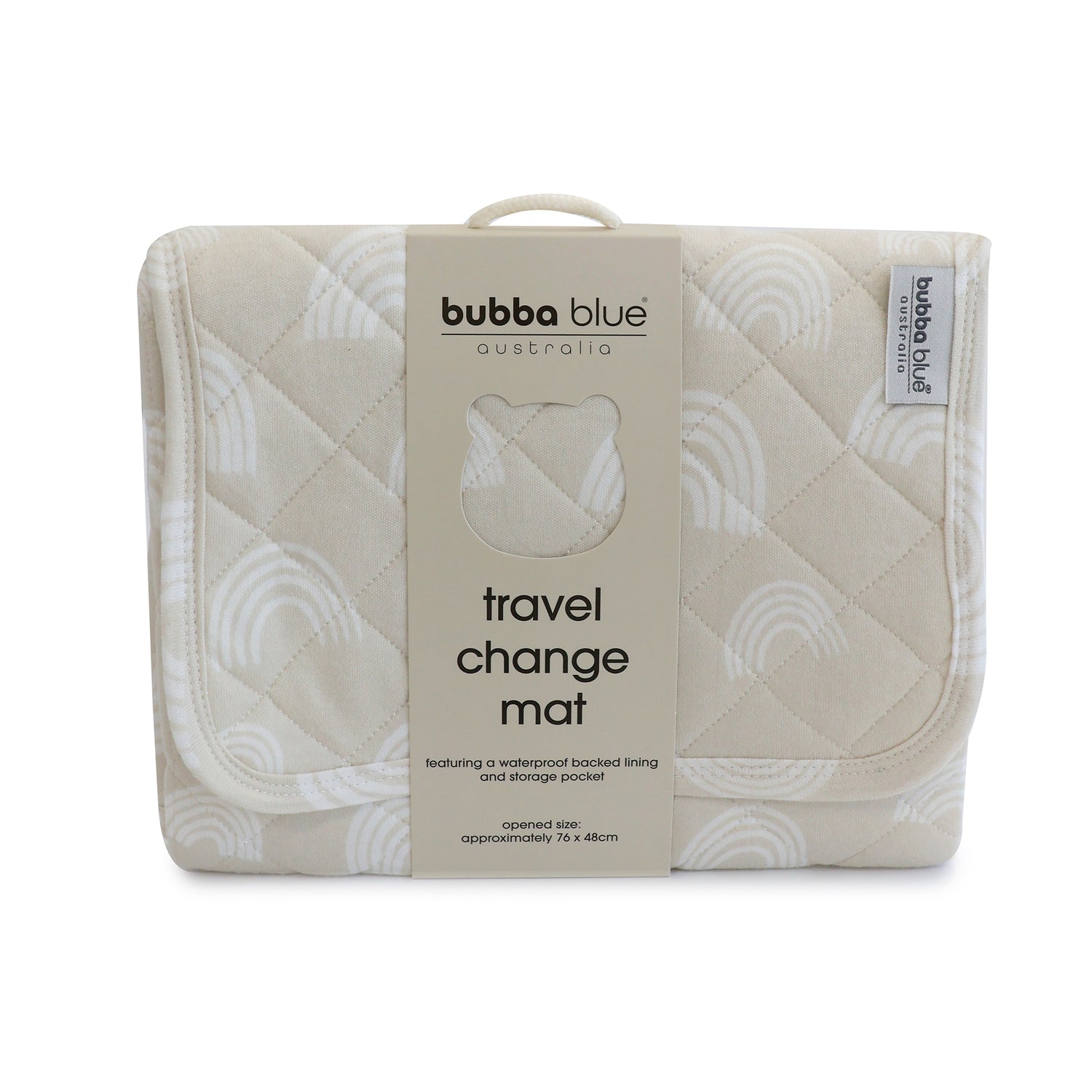 Nordic Travel Change Mat - Sand Plus FREE Jungle Face Washers