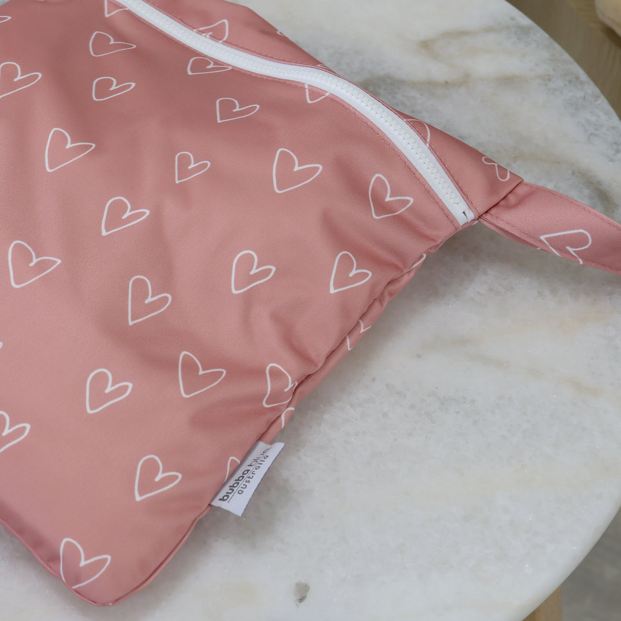 2x Nordic Wet Bag Bundle - Berry Hearts & Sand Rainbow