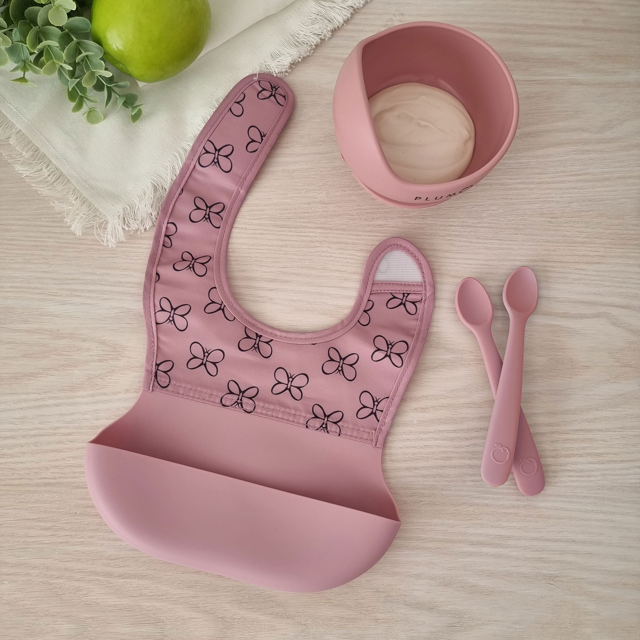 PLUM 4PC First Foods Starter Set - Dusty Berry