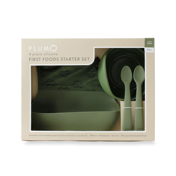 PLUM 4PC First Foods Starter Set - Pesto