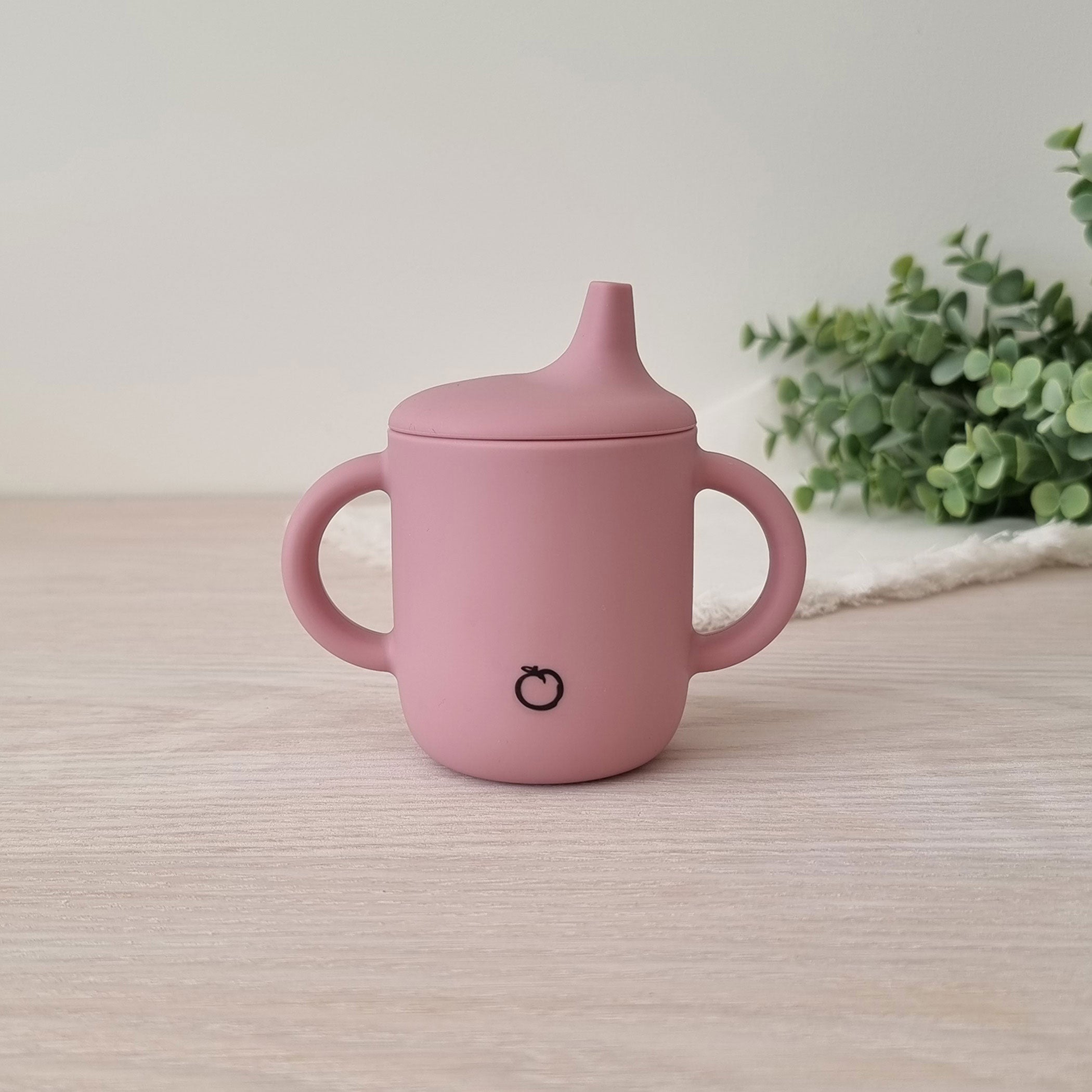 Plum Silicone Sippy Cup - Dusty Berry