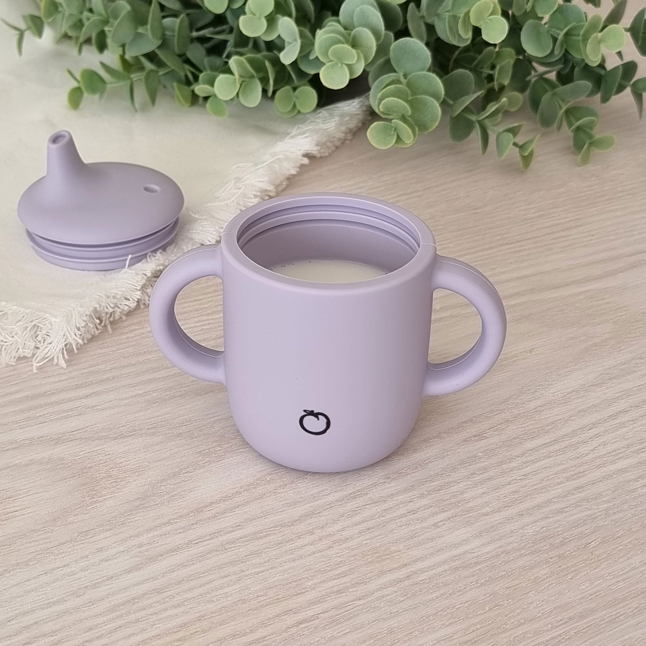 Plum Silicone Sippy Cup - Smokey Lilac