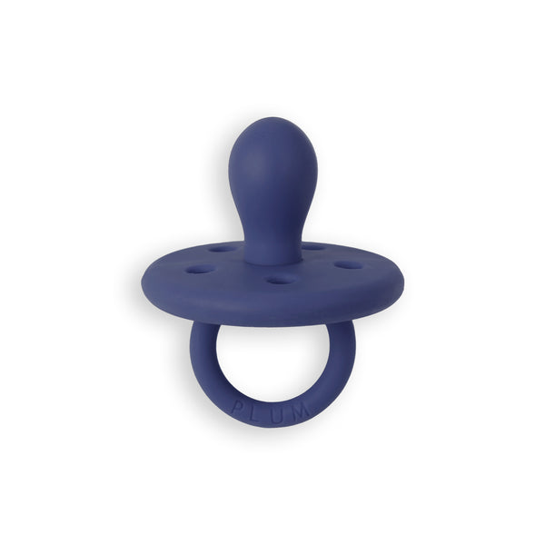 4pk Silicone Soothers Bundle (Blues) - Snow/Steel Blue/Teal/French Navy
