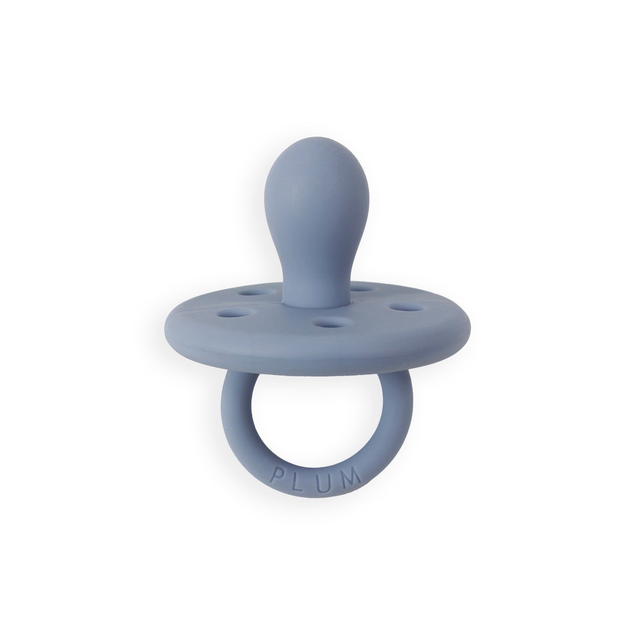 4pk Silicone Soothers Bundle (Blues) - Snow/Steel Blue/Teal/French Navy