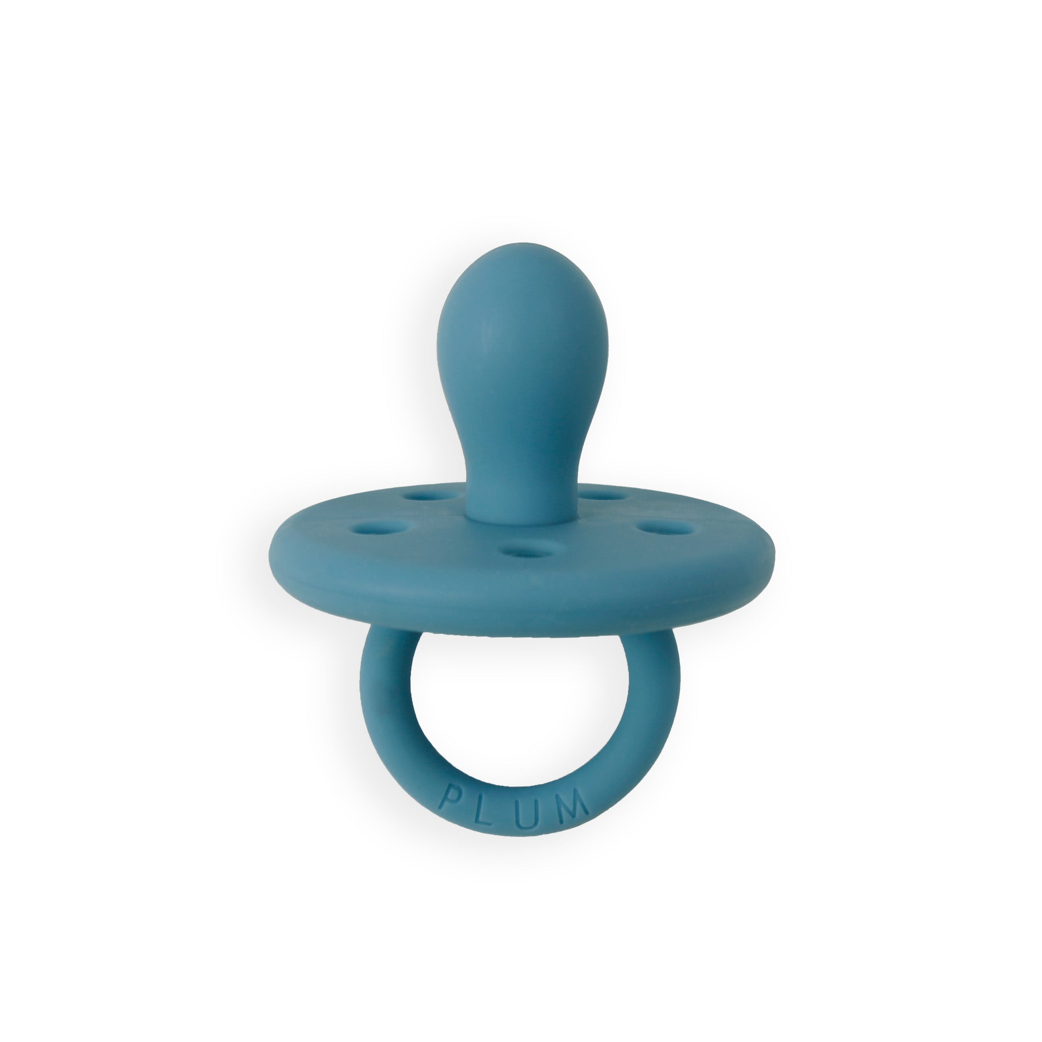 4pk Silicone Soothers Bundle (Blues) - Snow/Steel Blue/Teal/French Navy