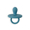 4pk Silicone Soothers Bundle (Blues) - Snow/Steel Blue/Teal/French Navy