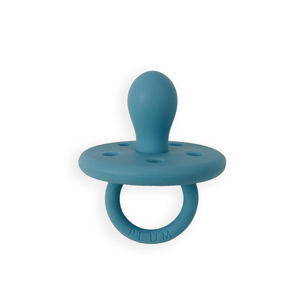 4pk Silicone Soothers Bundle (Blues) - Snow/Steel Blue/Teal/French Navy