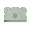 Plum Silicone Koala Placemat with Catcher - Olive