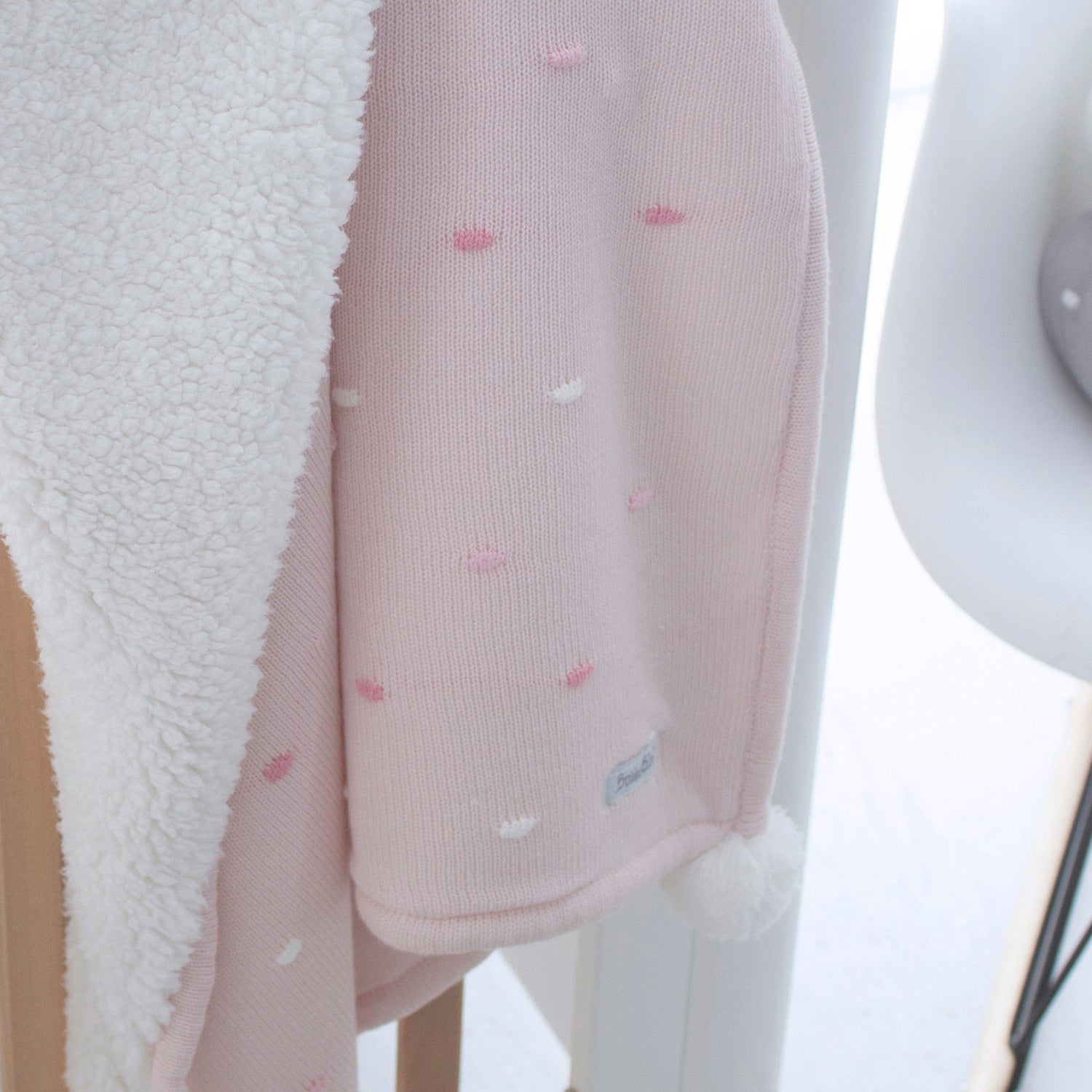 Confetti Knit Blanket - Pink