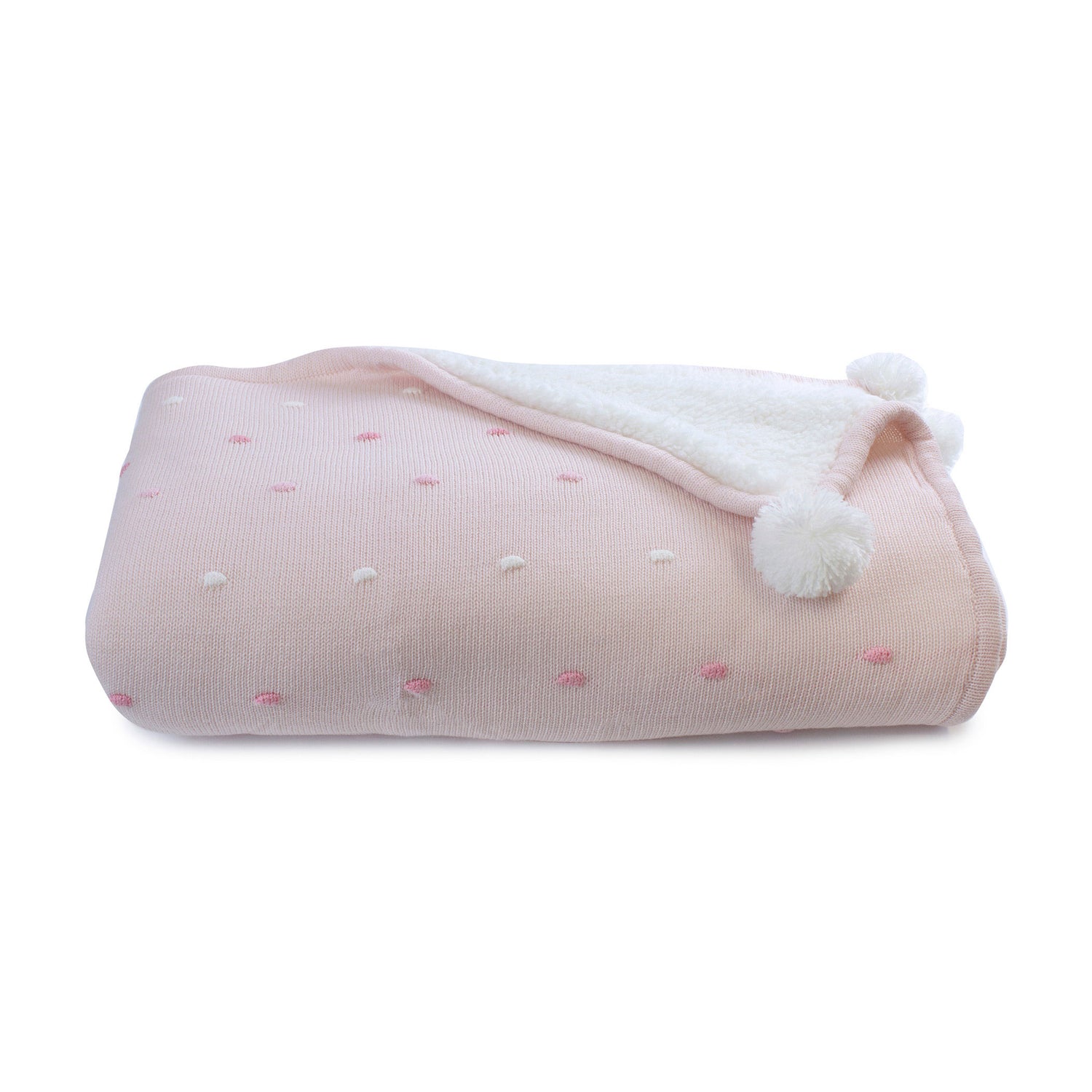 Confetti Knit Blanket - Pink