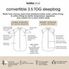 Nordic 2.5 TOG Sleep Suit & 3.5 TOG Convertible Sleep Bag Bundle - Forest