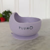 Plum Silicone Duck Egg Bowl - Lilac