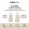 Nordic 2.5 TOG Swaddle Sleepbag & Sleep Suit Bundle - Rose
