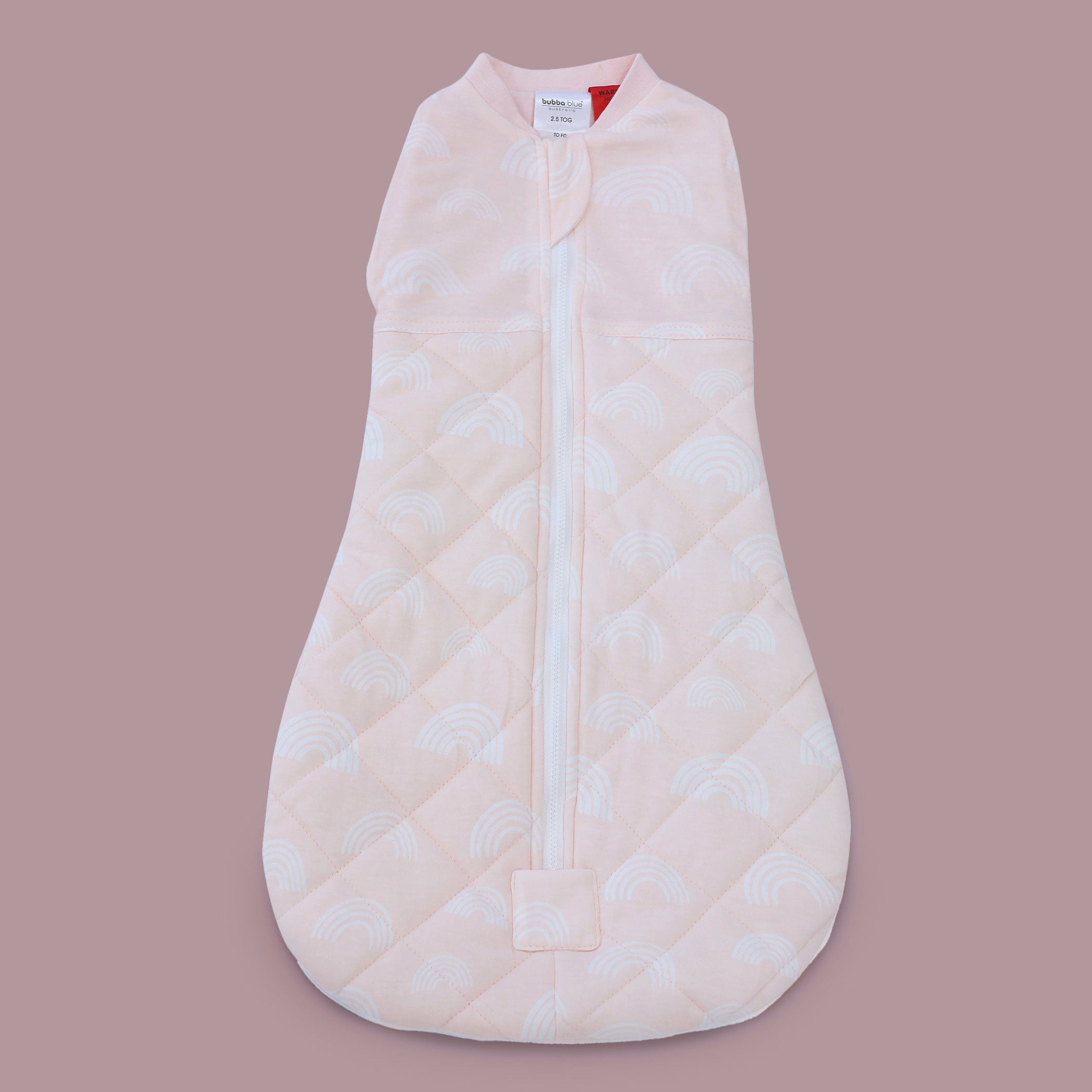 Nordic 2.5 TOG Swaddle Sleepbag & Sleep Suit Bundle - Rose