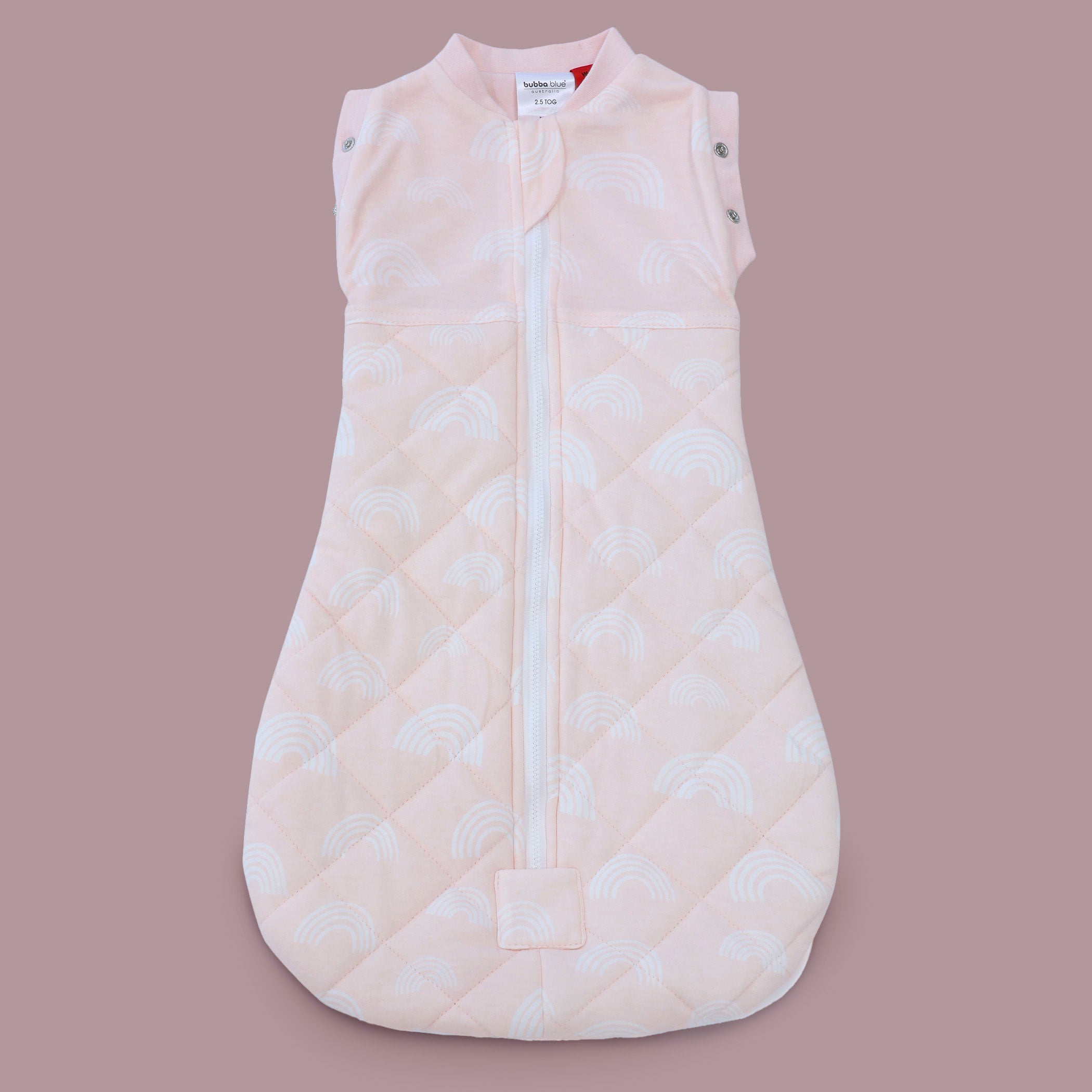Nordic 2.5 TOG Swaddle Sleepbag & Sleep Suit Bundle - Rose