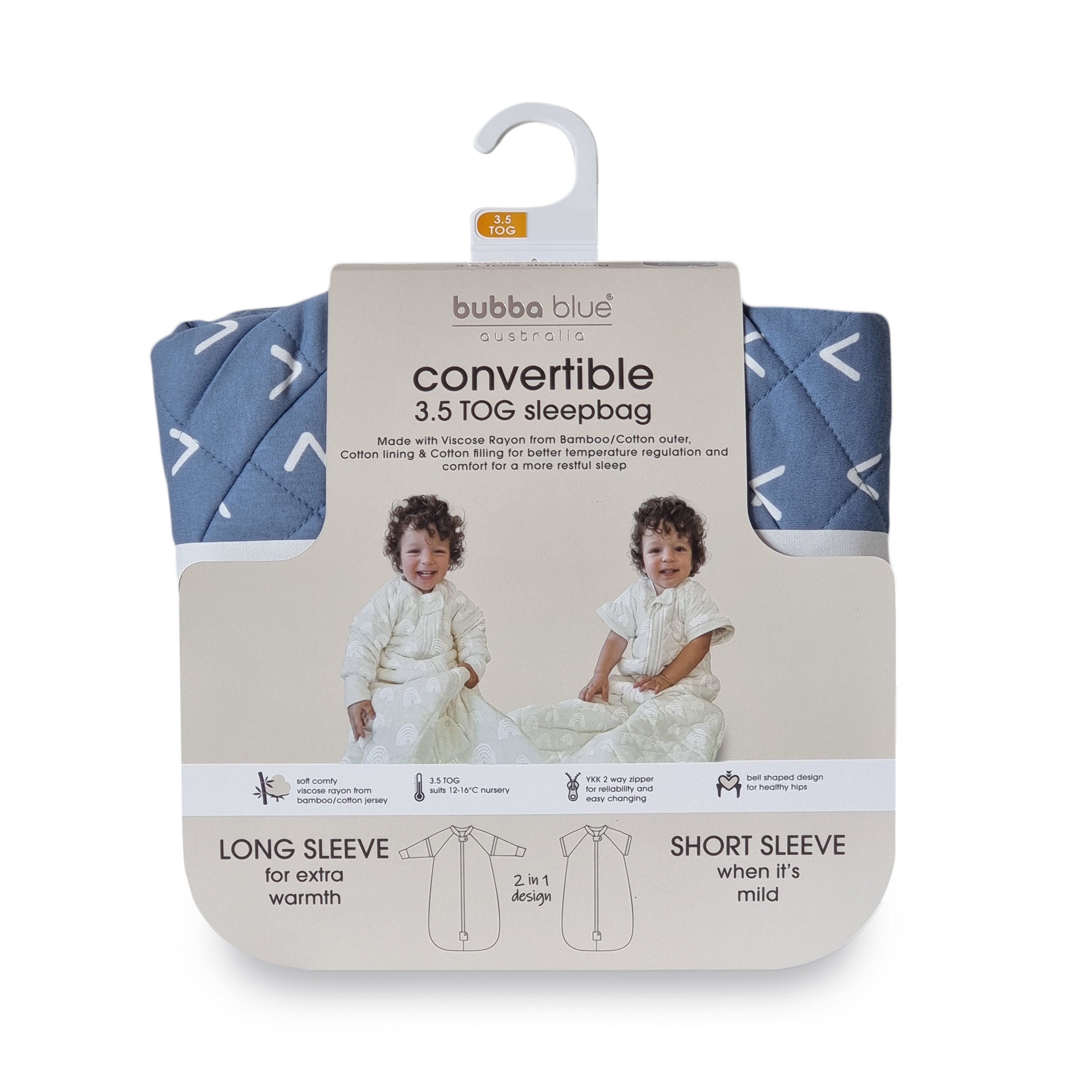 Nordic 3.5 TOG Convertible Sleep Bag - Denim