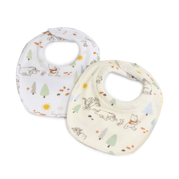 Disney Winnie the Pooh 2pk Dribble Bibs